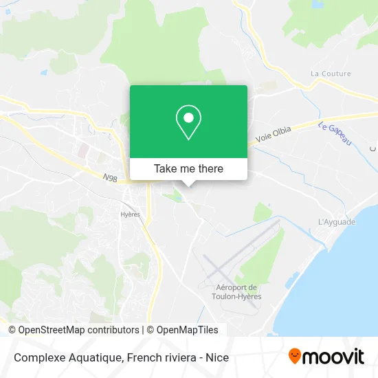 Complexe Aquatique map