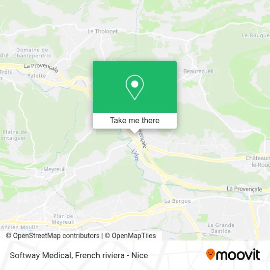 Softway Medical map