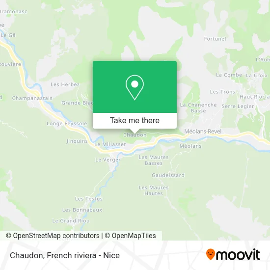 Chaudon map
