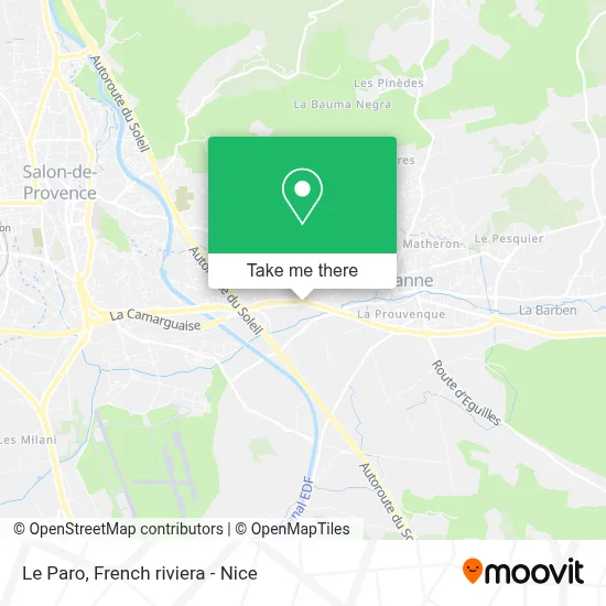 Le Paro map