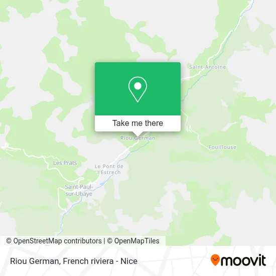 Mapa Riou German