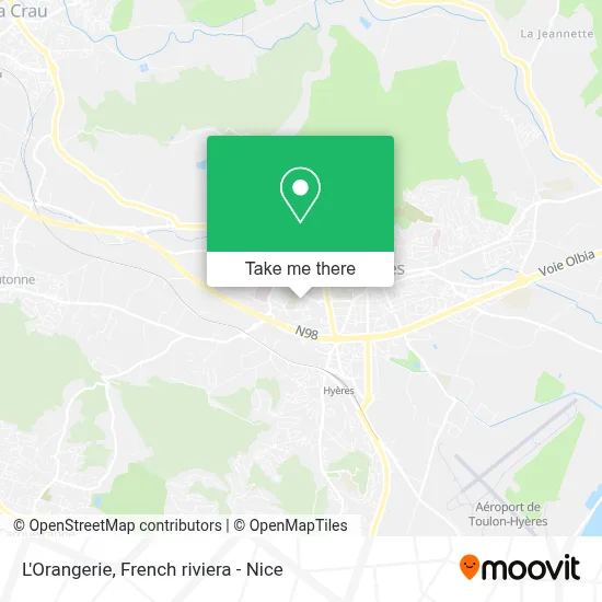 L'Orangerie map