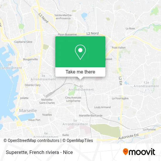 Superette map