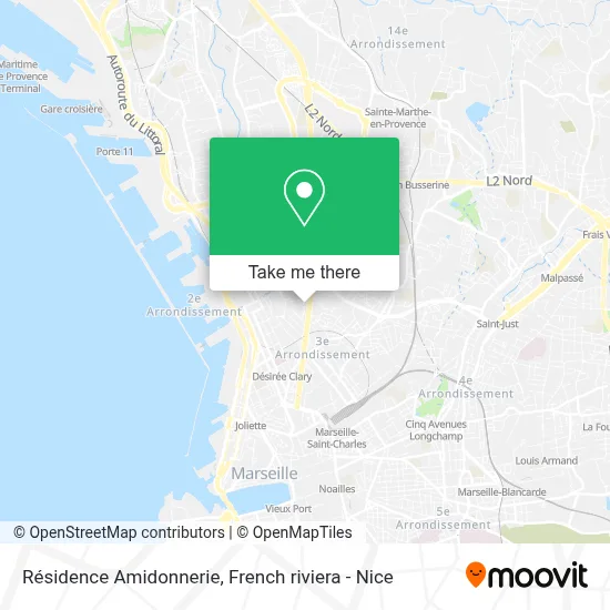 Résidence Amidonnerie map
