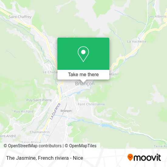 Le Jasmin map