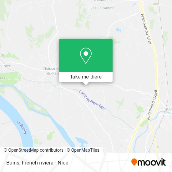 Bains map