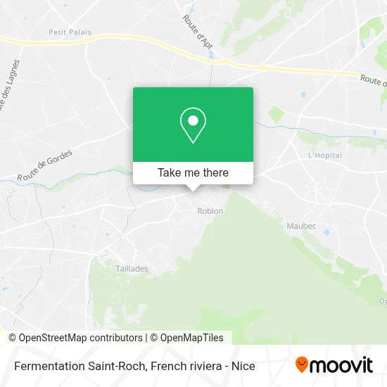 Fermentation Saint-Roch map