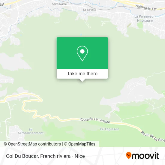 Col Du Boucar map