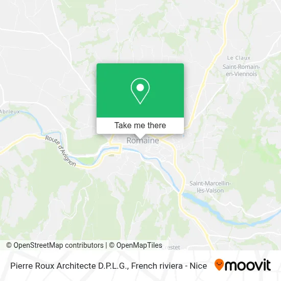 Pierre Roux Architecte D.P.L.G. map