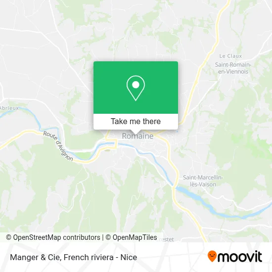 Manger & Cie map