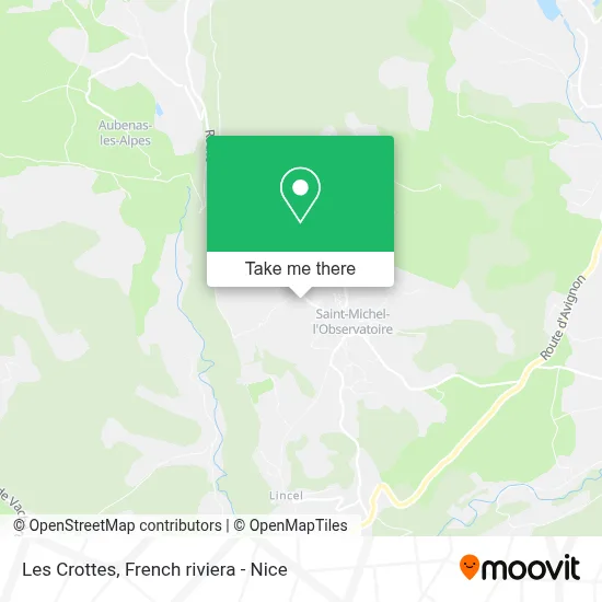 Les Crottes map
