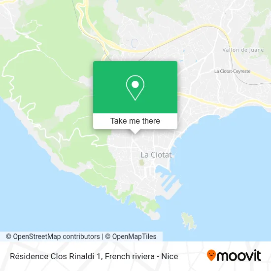 Résidence Clos Rinaldi 1 map
