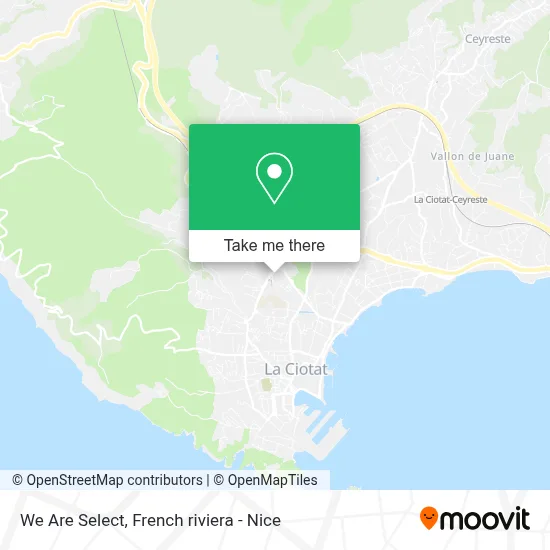 We Are Select map