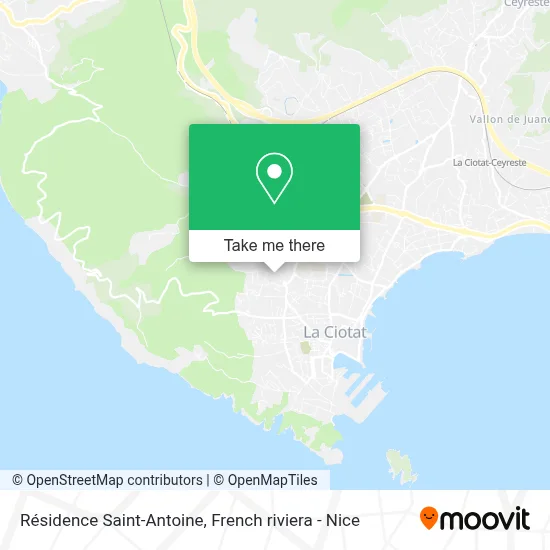 Résidence Saint-Antoine map