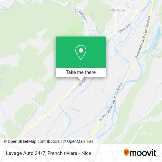 Lavage Auto 24/7 map