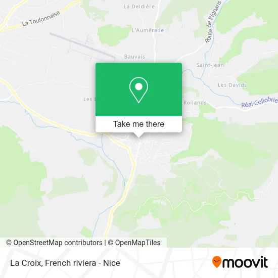 La Croix map