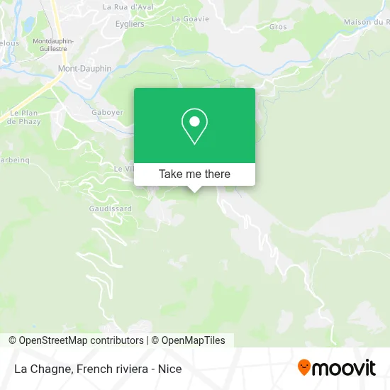 La Chagne map