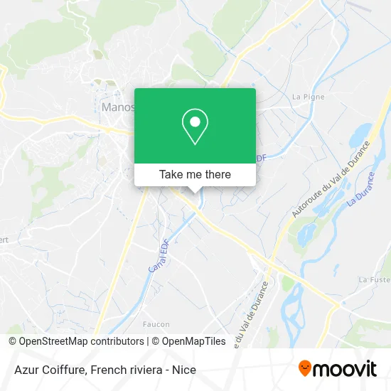Azur Coiffure map