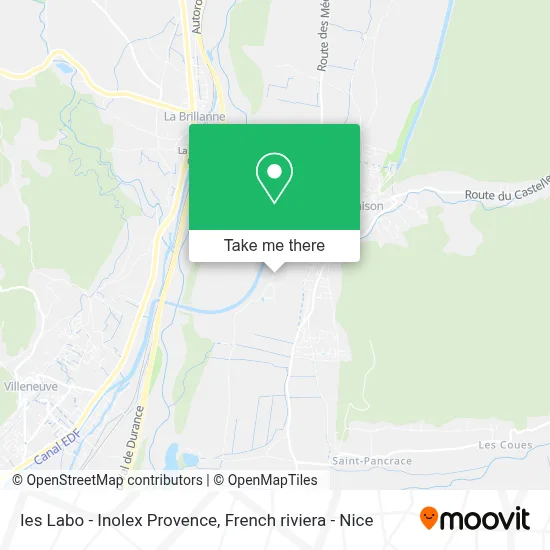Ies Labo - Inolex Provence map