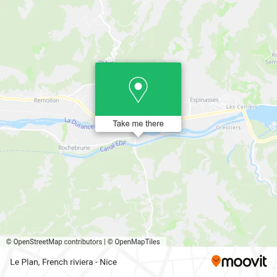 Le Plan map