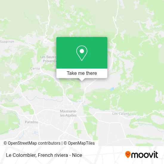 Le Colombier map