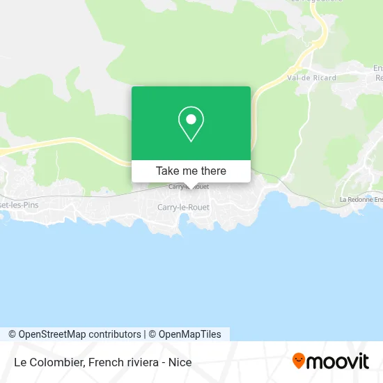 Le Colombier map