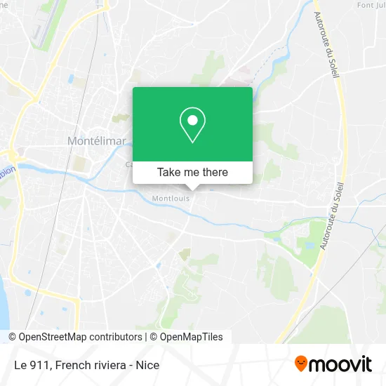 Le 911 map