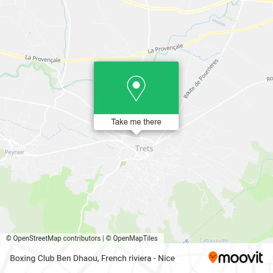 Boxing Club Ben Dhaou map