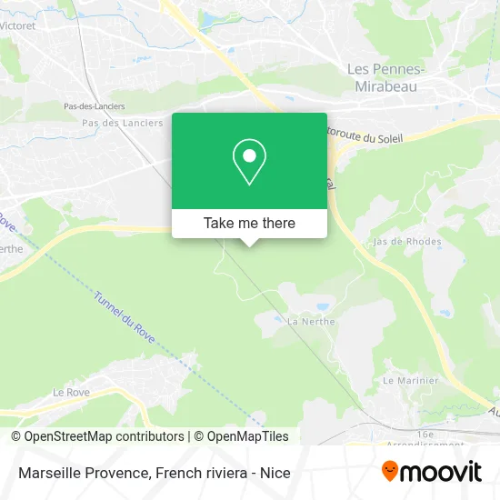 Marseille Provence map
