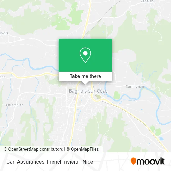 Gan Assurances map