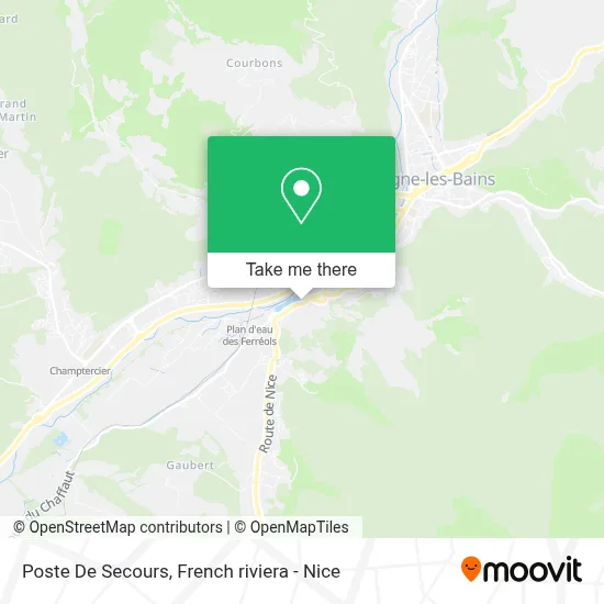 Poste De Secours map