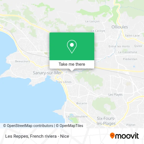Les Reppes map