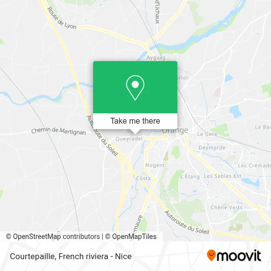 Courtepaille map