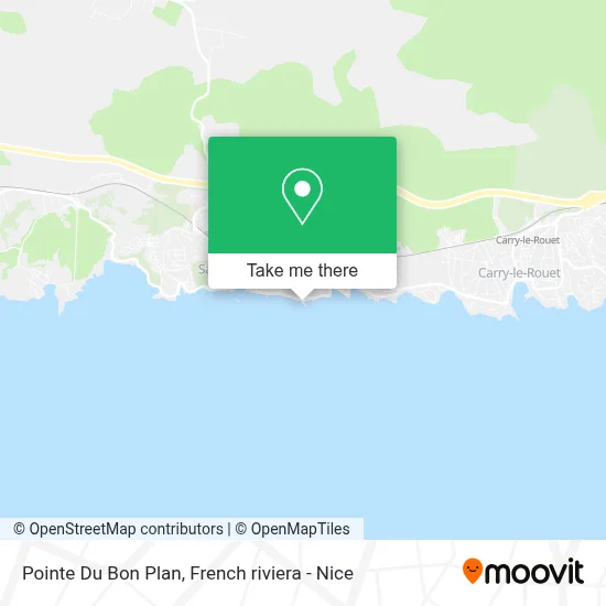 Pointe Du Bon Plan map