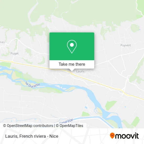 Lauris map