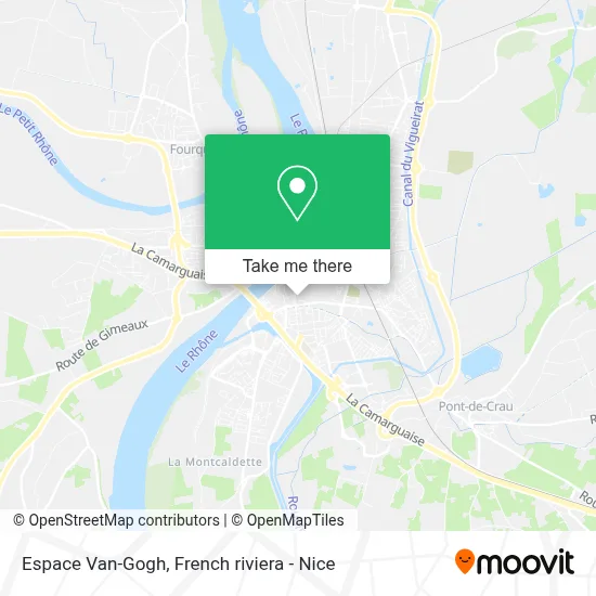 Espace Van-Gogh map