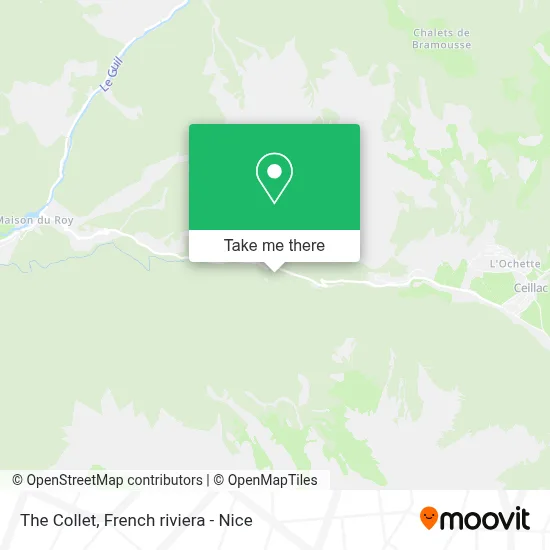 Le Collet map