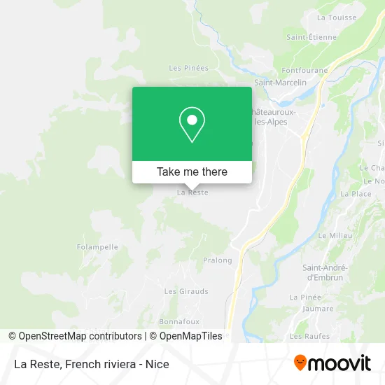 La Reste map