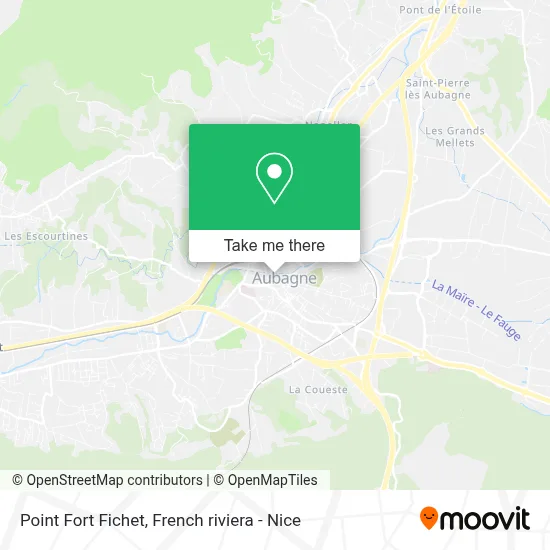 Point Fort Fichet map