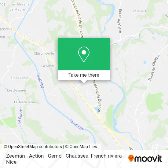 Zeeman - Action - Gemo - Chaussea map
