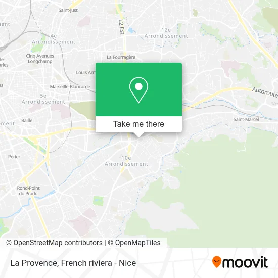 La Provence map