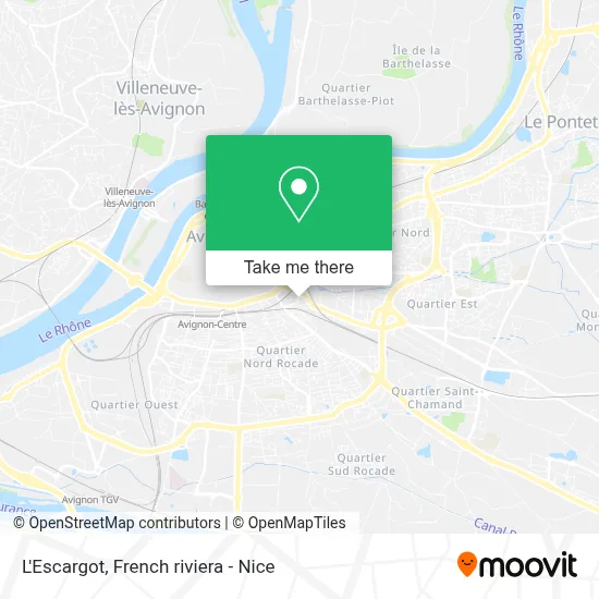 L'Escargot map
