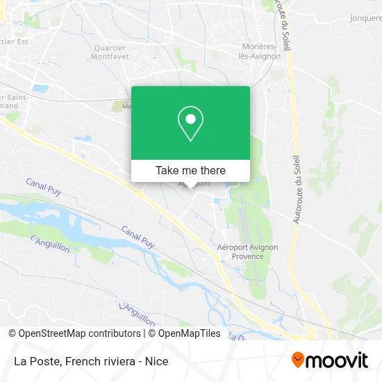 La Poste map