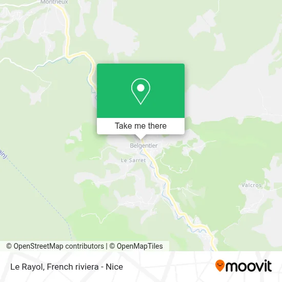 Le Rayol map