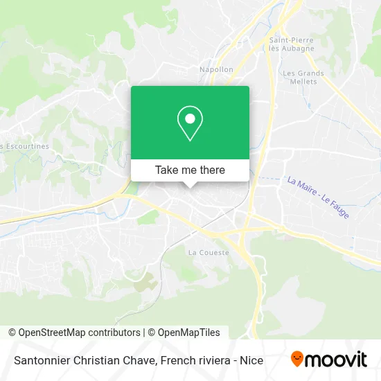 Santonnier Christian Chave map