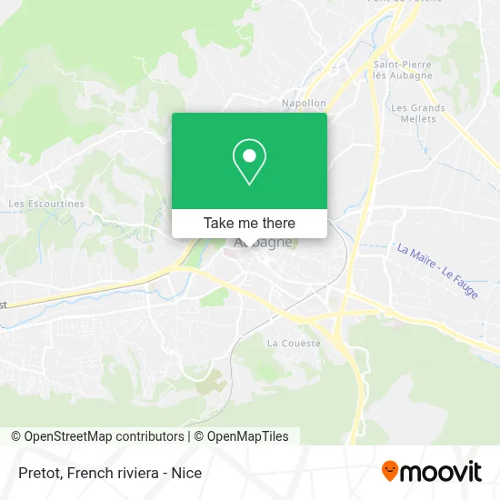 Pretot map