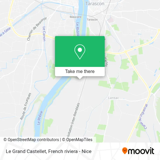 Le Grand Castellet map