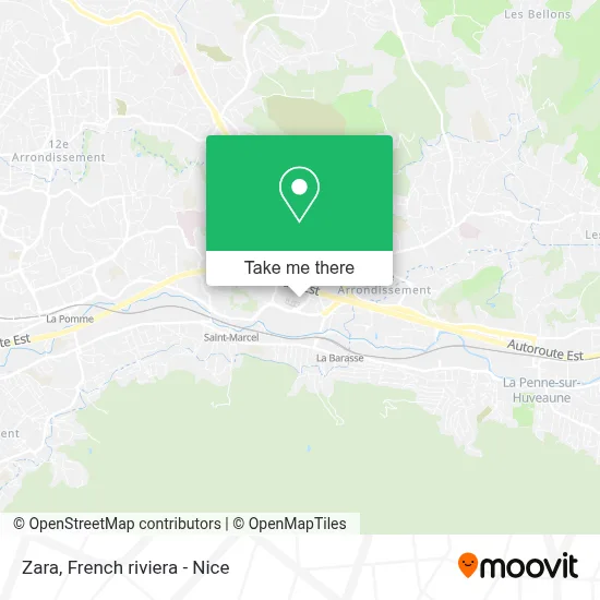 Zara map
