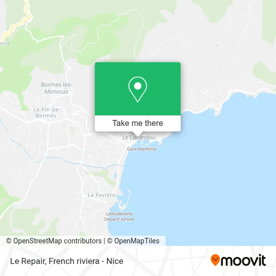 Le Repair map