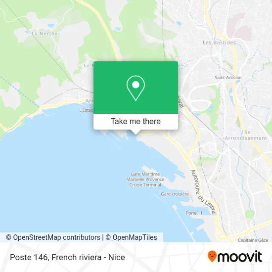 Poste 146 map